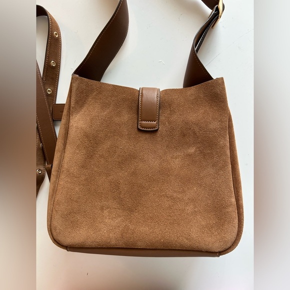 Coach Hadley Brown Suede Bag - Picture 3 of 6